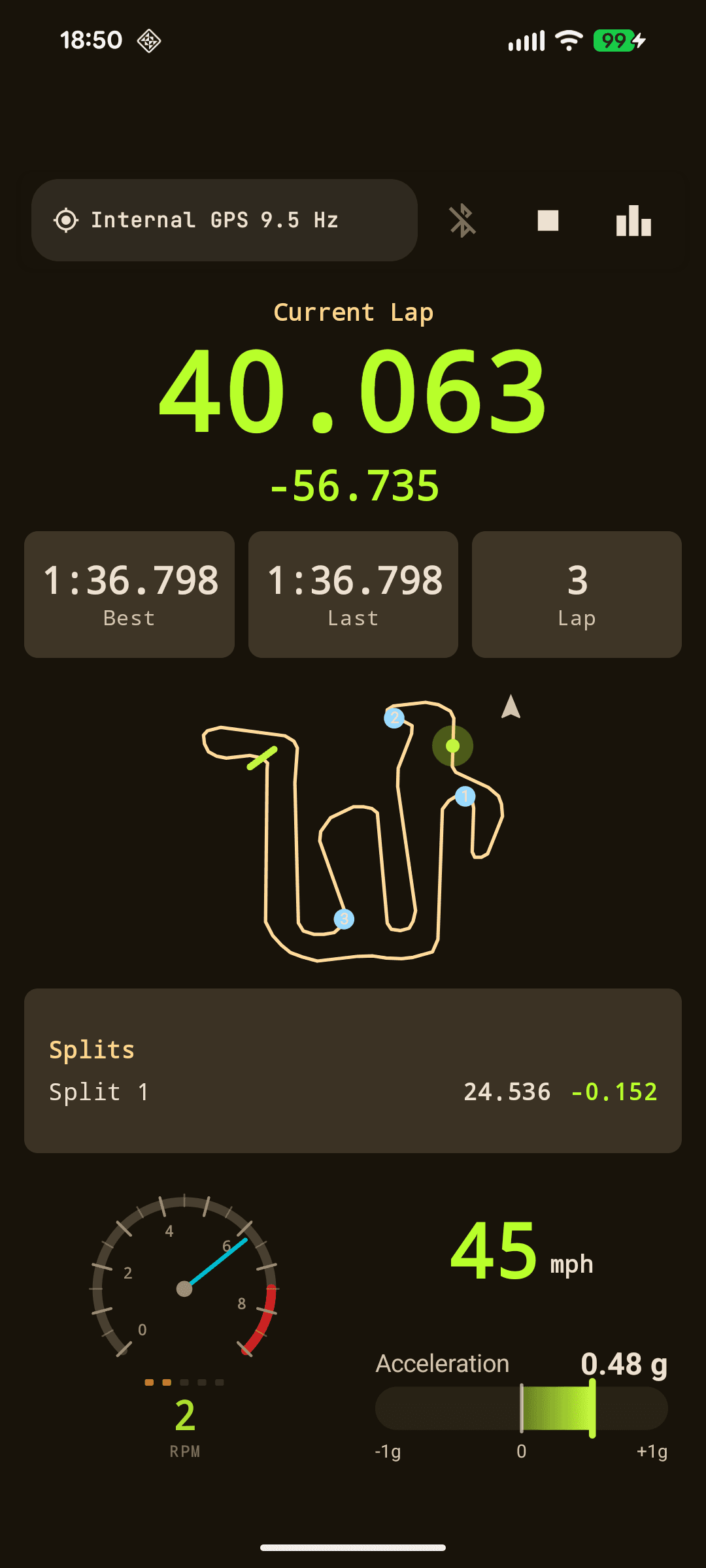 TrackStar live lap timing